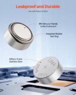 40 Pcs LR44 Button Cell Battery AG13 A76 357 L1154 SR44 CR44 1.5V Coin Cell - Image 3