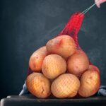 Vegetables Storage Mesh Bag for Fridge 200Pcs 13.7 IN Drawstring Mesh Bag Produce Bags Reusable Washable Onion Storage Tote Bag Farmers Market Bag Fruit Bags Grocery Bag Shopping Bag Onion Netting - Image 8