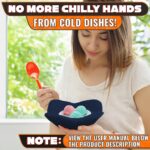 4 Pcs Microwave Bowl Cozy Holders Deep Navy Blue Microwave Bowl Holders for Hot Food Protect Hands from Hot Dishes Soft & Heat Resistant Fabric for Safe Heating & Convenient Use in the Kitchen - Image 7