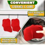 2 Pcs Red Microwave Bowl Holder 7.5 ×7.5 inch Microwave Bowl Cozy with Durable Heat Resistant Fabric for Hot Dishes Effortless Secure Serving of Hot Food Bowls Cups & Saucers - Image 9