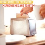 12Pcs Non Stick Toaster Bags Reusable 6.7 x7.5 inch Grilled Cheese Bags Heat Resistant & Easy to Clean Mess Free Toasting Sandwiches Panini & More Compatible with Toaster Oven Microwave & Grill - Image 5