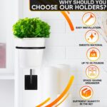 9 Pcs Helmet Holder Wall Mount Reliable Cowboy Hat Holder for Wall Made of Sturdy Metal Easy & Firm Installation for Convenient Storage of Helmets Hats & More 35 Lbs Max Load - Image 5