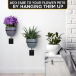 9 Pcs Helmet Holder Wall Mount Reliable Cowboy Hat Holder for Wall Made of Sturdy Metal Easy & Firm Installation for Convenient Storage of Helmets Hats & More 35 Lbs Max Load - Image 8