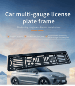 EU Universal Auto Car License Plate Holder Frame European German Russian UK GE - Image 2