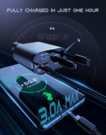 Retractable Car Charger 4 in 1 Fast Car Phone Charger 120W With USB Type C Cable - Image 17