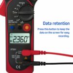 Digital Multimeter Tester AC DC Volt Ohm Amp Clamp Meter Auto Range LCD Handheld - Image 13