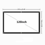 Portable Foldable Projector Screen 16:9 HD Outdoor Home Cinema Theater 3D Movie - Image 21