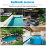Solar LED RGB Light Outdoor Garden Pond Swimming Pool Floating Waterproof Lamps - Image 15