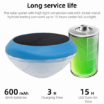 Solar LED RGB Light Outdoor Garden Pond Swimming Pool Floating Waterproof Lamps - Image 18