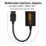N64 To HDMI Converter Adapter HD Link Cable For Nintendo Gamecube Super NES SNES - Image 9