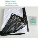 Portable Foldable Projector Screen 16:9 HD Outdoor Home Cinema Theater 3D Movie - Image 13