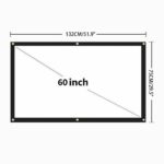 Portable Foldable Projector Screen 16:9 HD Outdoor Home Cinema Theater 3D Movie - Image 2
