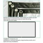Portable Foldable Projector Screen 16:9 HD Outdoor Home Cinema Theater 3D Movie - Image 8