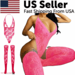 Women Lace Sexy Lingerie Nightwear Babydoll Sleepwear Bodysuit Dress Plus Size - Image 15