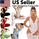 Women Lace Sexy Lingerie Nightwear Babydoll Sleepwear Bodysuit Dress Plus Size - Image 20