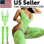 Women Lace Sexy Lingerie Nightwear Babydoll Sleepwear Bodysuit Dress Plus Size - Image 11