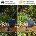 Solar Power Fountain Submersible Floating Water Pump Bird Bath Pond Garden Pool - Image 3