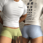 Men's Sexy Underwear Low waist Briefs U Pouch Boxers Striped Shorts Underpants - Image 20