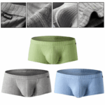 Men's Sexy Underwear Low waist Briefs U Pouch Boxers Striped Shorts Underpants - Image 9