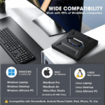 External CD DVD Drive USB 3.0 Writer Burner Player for PC Laptop Windows 11 10 - Image 16