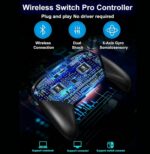 Pro Wireless Game Controller Gamepad Joystick Remote For Nintendo Switch / Lite - Image 11