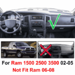 For Dodge Ram 1500 2500 3500 2002-2005 Dash-Mat Dashboard Mat Dash Cover Carpet - Image 12