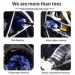 Car Alloy Wheel Cleaning Brush Tool Tire Washing Clean Soft Bristle Cleaner US - Image 2