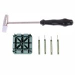 Watch Repair Band Link Remover Tool Kit - Hammer Punch Pins Watch Strap Holder - Image 11
