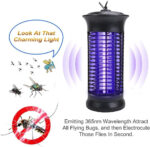 Electric Fly Gnat Killer Lamp Pests Fly Insect Trap Mosquito Bug Zapper 4,000V - Image 2