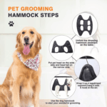 Portable Pet Dog Cat Grooming Hanging Hammock Harness Breathable Groom Helper US - Image 24