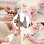 Portable Pet Dog Cat Grooming Hanging Hammock Harness Breathable Groom Helper US - Image 30