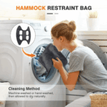 Portable Pet Dog Cat Grooming Hanging Hammock Harness Breathable Groom Helper US - Image 22