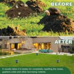 Solar Power Animal Repeller Ultrasonic Mole Pest Cat Mice Rodent Outdoor LED 2PK - Image 6