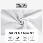 Men's Basketball Sports Tight Pants 3/4 Compression Workout Leggings Knee Pads - Image 25