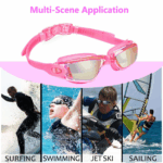 Clear Comfortable Swimming Goggles UV- Anti-Fog Swim Glasses Mirror Adult & Kids - Image 16