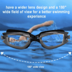 Clear Comfortable Swimming Goggles UV- Anti-Fog Swim Glasses Mirror Adult & Kids - Image 24