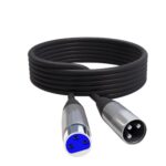 XLR Microphone MIC 3-Pin Male To Female Cable Cord Connector Extension Shielded - Image 2