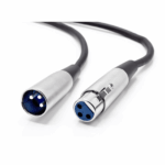 XLR Microphone MIC 3-Pin Male To Female Cable Cord Connector Extension Shielded - Image 5