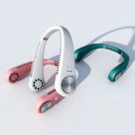 USB Portable Hanging Neck Fan Cooling Air Cooler Little Electric Air Conditioner - Image 5