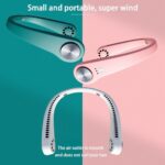 USB Portable Hanging Neck Fan Cooling Air Cooler Little Electric Air Conditioner - Image 6