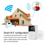 Wireless Security Smart WiFi Doorbell Intercom Video Camera Door Ring Bell Chime - Image 10