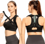 Shoulder Support Adjustable Back Pain Support Posture Corrector Brace Belt Strap - Image 2