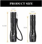 Super-Bright 90000LM LED Tactical Flashlight 5 Modes Zoomable Torch Searchlight - Image 18