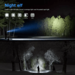 Super-Bright 90000LM LED Tactical Flashlight 5 Modes Zoomable Torch Searchlight - Image 10