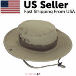 Wide Brim Sun Hat UV Protection Bucket Cap For Hiking Camping Fishing Safari Men - Image 16