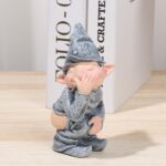 Pooping Naughty Gnome Miniature Statue Funny Resin Dwarf Home Garden Ornament US - Image 9