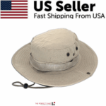Wide Brim Sun Hat UV Protection Bucket Cap For Hiking Camping Fishing Safari Men - Image 25