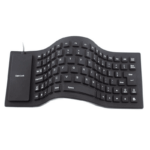 Waterproof Silicone Keyboard Foldable Flexible USB Dustproof DirtProof Full Size - Image 10