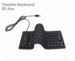Waterproof Silicone Keyboard Foldable Flexible USB Dustproof DirtProof Full Size - Image 13