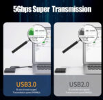 USB 3.0 A Male to A Male Cable Data Transfer Super Speed Power Charger Metal 6FT - Image 2